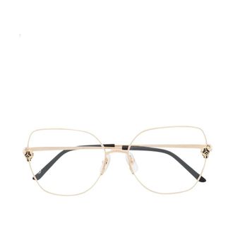 Cartier Panth&egrave;re Optical Frame - female - Cartier - Glasses - Yellow - 57 MM - Accessories