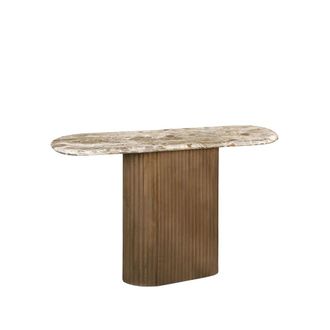 Klast Mueble recibidor de m&aacute;rmol m&aacute;rmol 122 cm x 75 cm