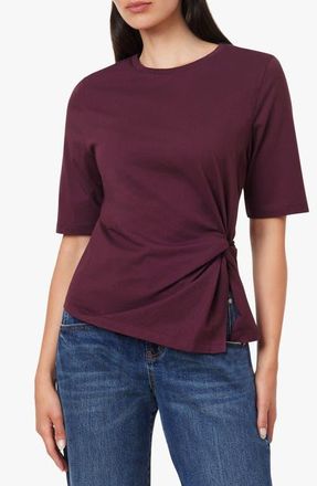 Habitual The Jaydn Side Twist Top in Winetasting at Nordstrom, Size X-Large