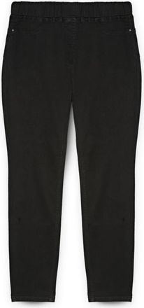 Fiorella Rubino Total Black Jeggings - Dames - Skinny Jeans - Zwart - 2XL - Katoen - Jeans