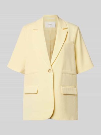Vero Moda Relaxed Fit Blazer mit Viskose-Anteil Modell Likka in GELB, Gr&ouml;&szlig;e 34