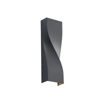 Lucande Lucande - L&aacute;mpara De Pared Led Exterior tibelya En Negro Aluminio