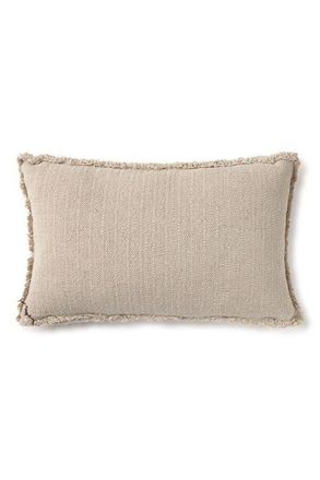 Lorena Canals Handloom Rectangular Cushion in Natural And Beige at Nordstrom, Size Small