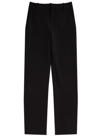 Proenza Schouler wide-leg crepe suit trousers - Black