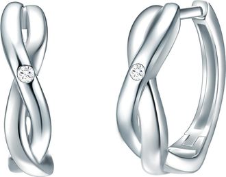 Lulu & Jane Womens Earrings Sterling Silver - One Size