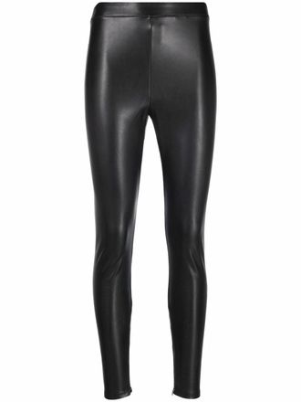 Michael Michael Kors Leggings in finta pella - Nero