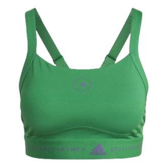 adidas (WMNS) adidas By Stella McCartney Truepurpose Medium Support Bra Green HI6166