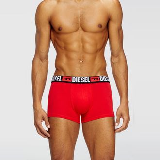 Diesel Three-pack of all-over logo waist boxers - Trunks - Man - Multicolor