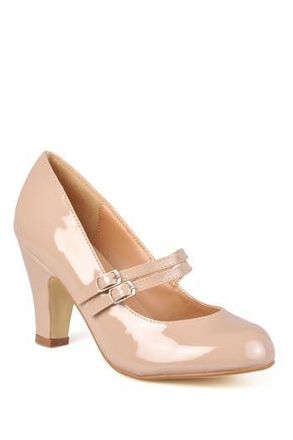 Journee Collection JOURNEE Wendy Patent Mary Jane Pump in Blush at Nordstrom Rack, Size 7.5