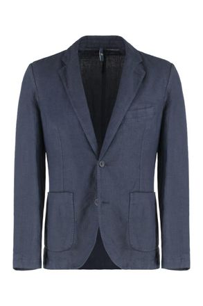 120% Lino Single-Breasted Two-Button Jacket
