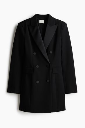 H&M Smokingkleid - Schwarz