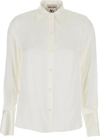 Semicouture Mujer, Blusas y Camisas, Blanco, Talla: M
