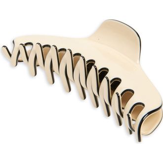 France Luxe France Large Luxe Jaw Clip in Mocha Latte at Nordstrom