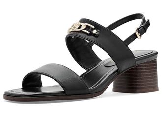 Tommy Hilfiger Mhena Womens Sandals Black : 9.5 M, Synthetic