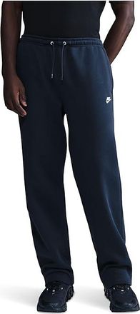 Nike Club Open-Hem Fleece Pants Mens Clothing Obsidian/Obsidian/White : 2XL, Cotton/Polyester