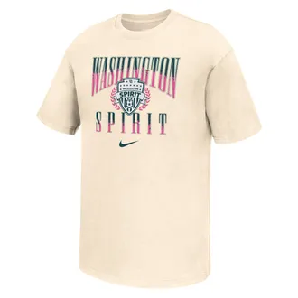Nike Washington Spirit Max90 Nike Mens NWSL T-Shirt in White | M11766WSNS26-NAT