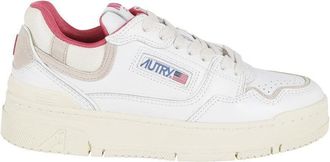 Autry Clc Classic White Low-Top Leather Sneakers