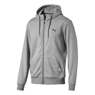 Puma Casual hooded Zipper Cardigan Jacket Gray 593135-03