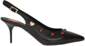 Moschino Zwarte en Grijze Sneakers - Dames - Pumps - Zwart - 40 EU - Schoenen