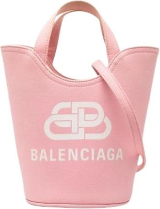 Balenciaga Pre-owned Vintage Bucket Bag - Dames - Vintage Tas - Roze - ONE Size - Vintage