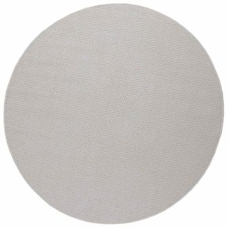 vidaXL Alfombras De &Aacute;rea Redondo Lugo Crema &Oslash; 120 Cm Poli&eacute;ster Vidaxl