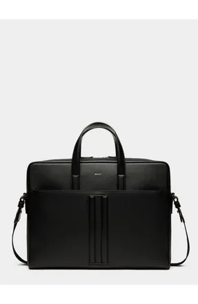 Bally Mythos Briefcase in Black+Palladio at Nordstrom