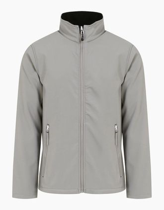 Regatta Mens Regatta Professional Mens Plain Double Layered Soft Shell Jacket - Grey - Size: 44/Regular