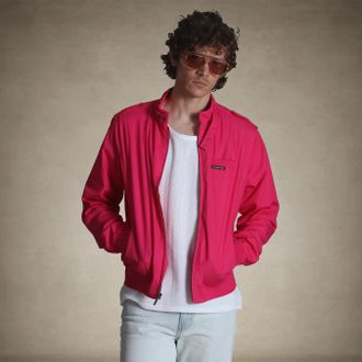 Members Only Mens Classic Iconic Racer Jacket (Slim Fit)