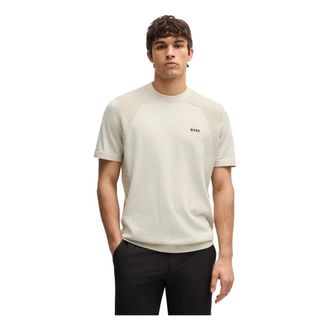 HUGO BOSS Heren, Tops, Beige, Maat: 3XL Katoen