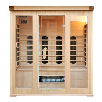 Concept Usine Sauna de infrarrojos para 4/5 personas cromoterapia
