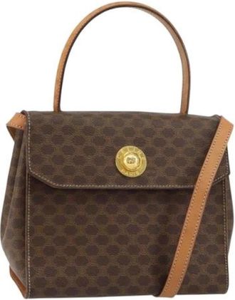Celine Pre-owned Plastic Handbag - Dames - Vintage Handtas - Bruin - ONE Size - Vintage