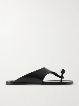 Loewe Slide In Pelle Toggle - Nero
