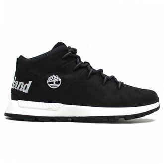 Timberland Sprint Trekker Mid Nubuck Mens Ankle Boots - Black White - Size:UK 8.5