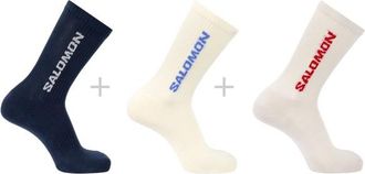 Salomon Everyday Crew 3-Pack Multifunktionssocken - Unisex | wei&szlig;