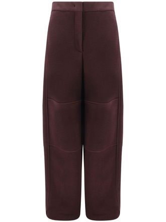 Jil Sander wide-leg trousers - women - Viscose/Elastane/Polyamide - 40 - Red