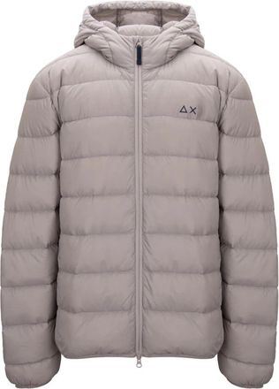 Sun 68 Down Jacket - Heren - Gewatteerde jassen - Grijs - 3XL - Leer - Jassen