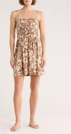 Billabong Seaside Breeze Minidress in Light Brown at Nordstrom Rack, Size X-Small