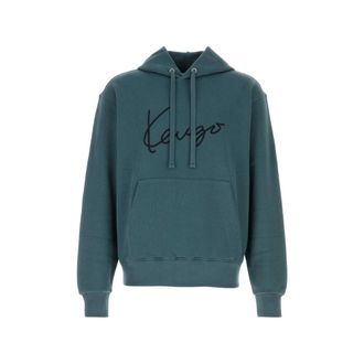Kenzo Logo-embroidered Hoodie