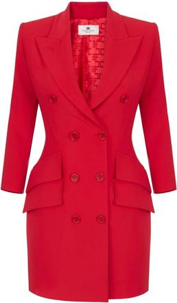 Elisabetta Franchi Dames, Jurken, Rood, Maat: 2XL