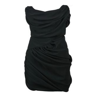 Vivienne Westwood Dames, Jurken, Zwart, Maat: 2XS Poliester