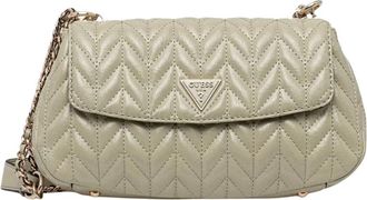 Guess Cheryl Baguette - Dames - Schoudertassen - Groen - ONE Size - Leer - Tassen