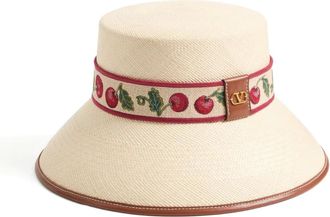 Valentino Garavani Vissershoed met geborduurd logo - Beige