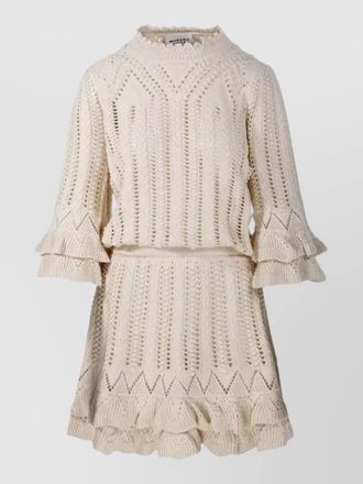 Isabel Marant textured chevron knit short dress