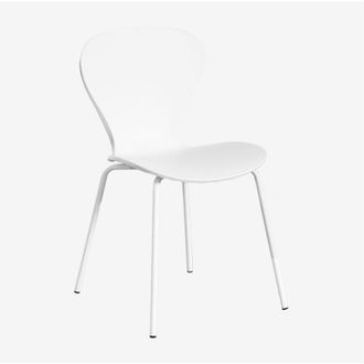 Sklum Pack De 2 Sillas De Comedor Apilables En Polipropileno Y Hierro Uit Colors Sklum