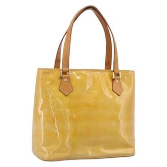 Louis Vuitton Pre-owned Hand Bag - Dames - Pre-owned - Geel - Maat: ONE Size Leer