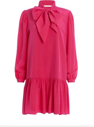 Marie Oliver Kitty Dress In Rouge