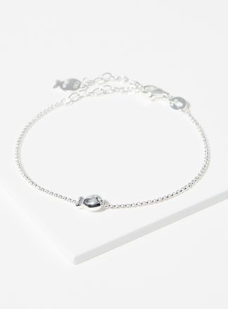 Clio Blue Womens Silver fish bracelet