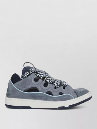 Lanvin low top sneakers chunky sole round toe