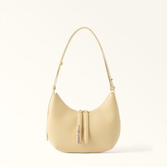 Furla Goccia Borsa A Spalla S Morning Giallo Pelle Di Vitello Notte + Pelle Di Vitello Sidney Donna