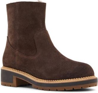 Blondo Nappa Waterproof Suede Bootie in Java Suede at Nordstrom, Size 6.5